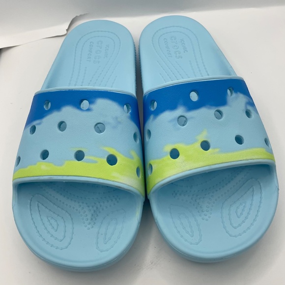 CROCS classic unisex ombre comfy slide sandals Size 10men/ 12women main image 10
